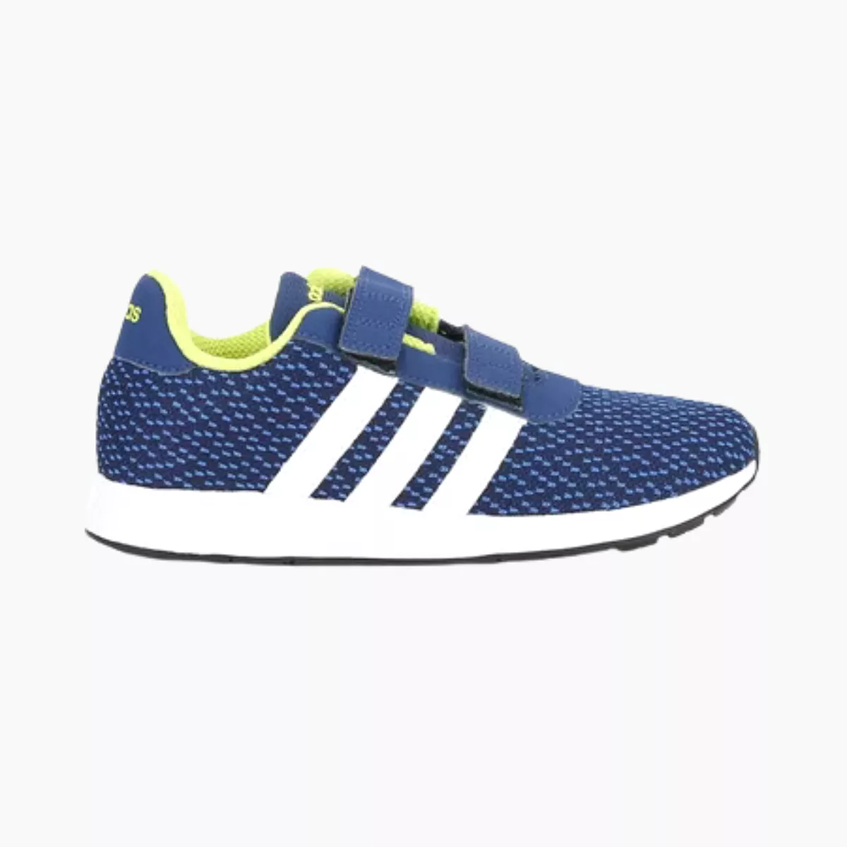 Adidas Kids Running Shoes Blue Velcro (7-12 Years)