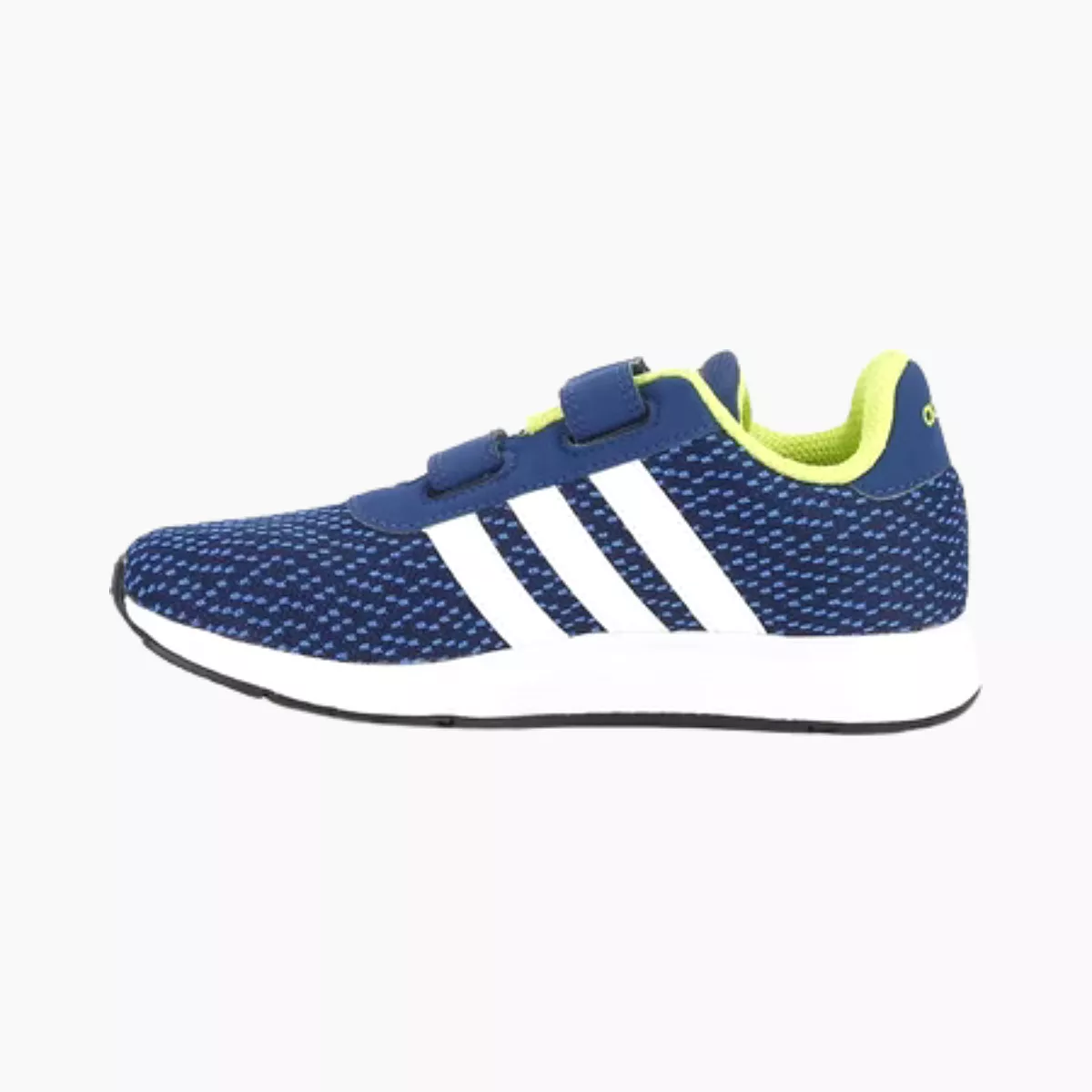 Adidas Kids Running Shoes Blue Velcro (7-12 Years)