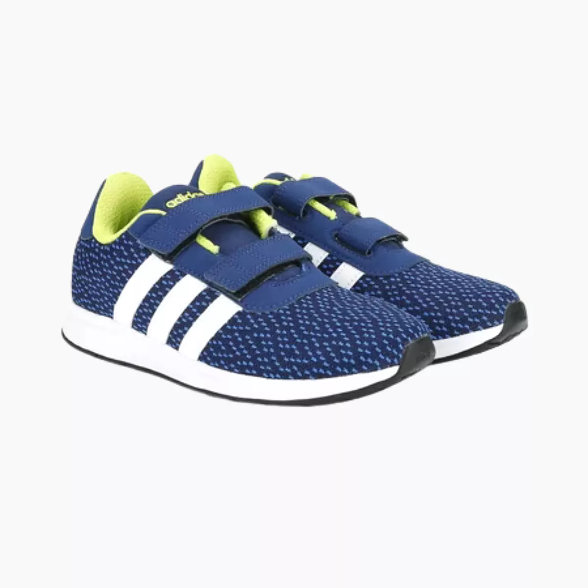 Adidas Kids Running Shoes Blue Velcro (7-12 Years)