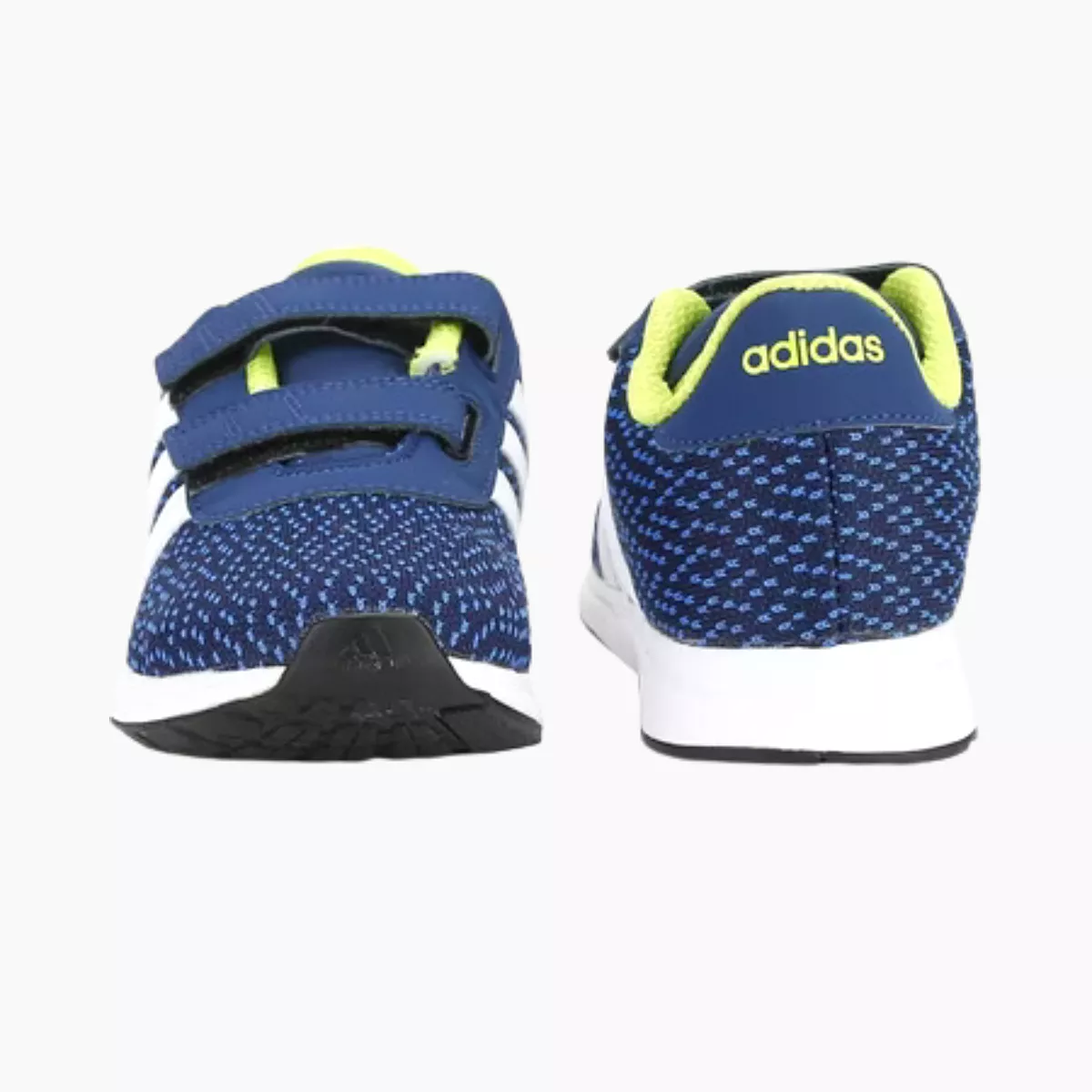 Adidas Kids Running Shoes Blue Velcro (7-12 Years)