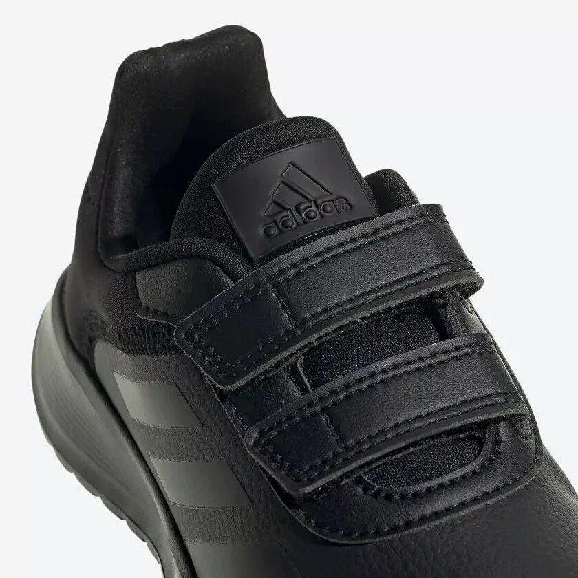 Adidas Kids Running Shoes - Tensaur Run 2.0 - Black Strap, School Sports, Children's.