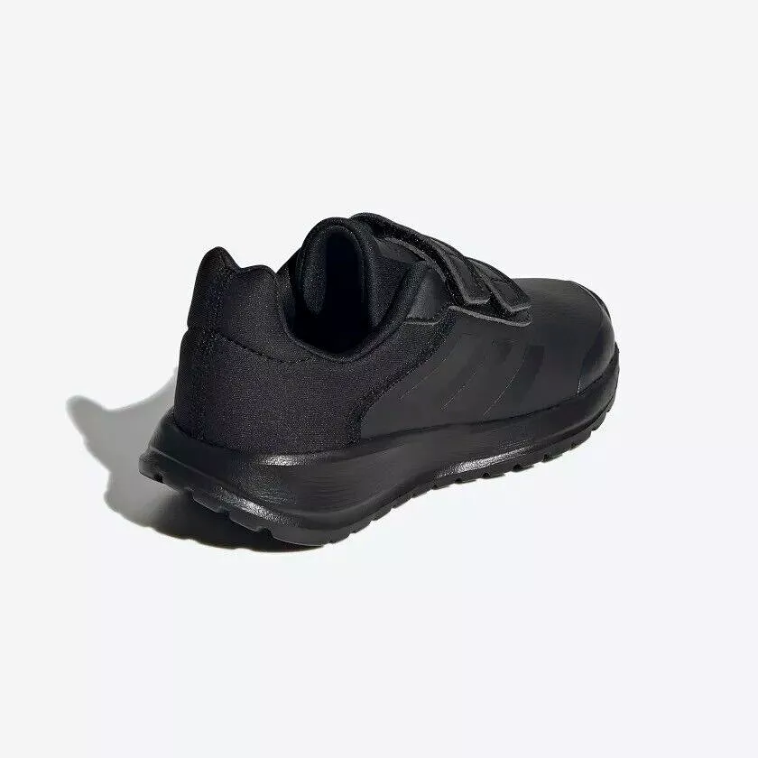 Adidas Kids Running Shoes - Tensaur Run 2.0 - Black Strap, School Sports, Children's.