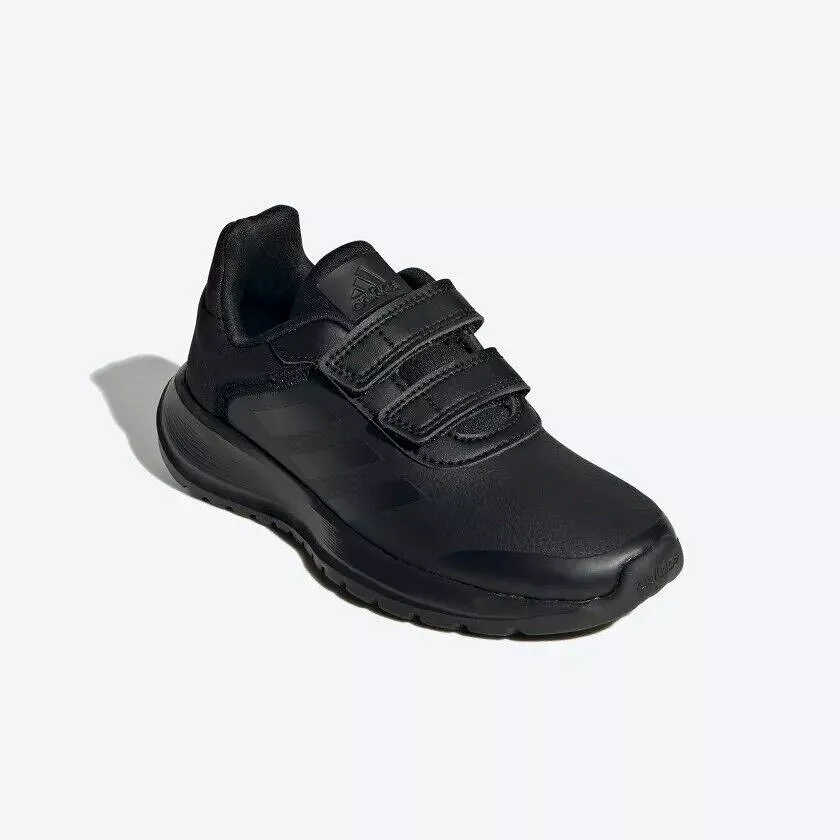 Adidas Kids Running Shoes - Tensaur Run 2.0 - Black Strap, School Sports, Children's.