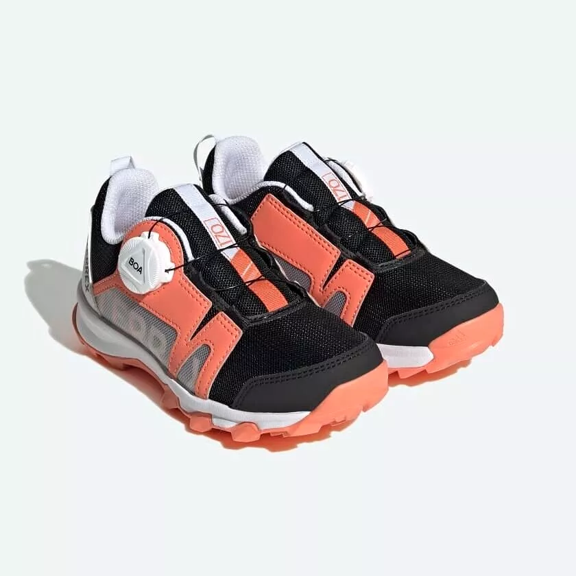 adidas Kids Terrex Agravic BOA Trail Running Shoes Childrens Trainers - Orange