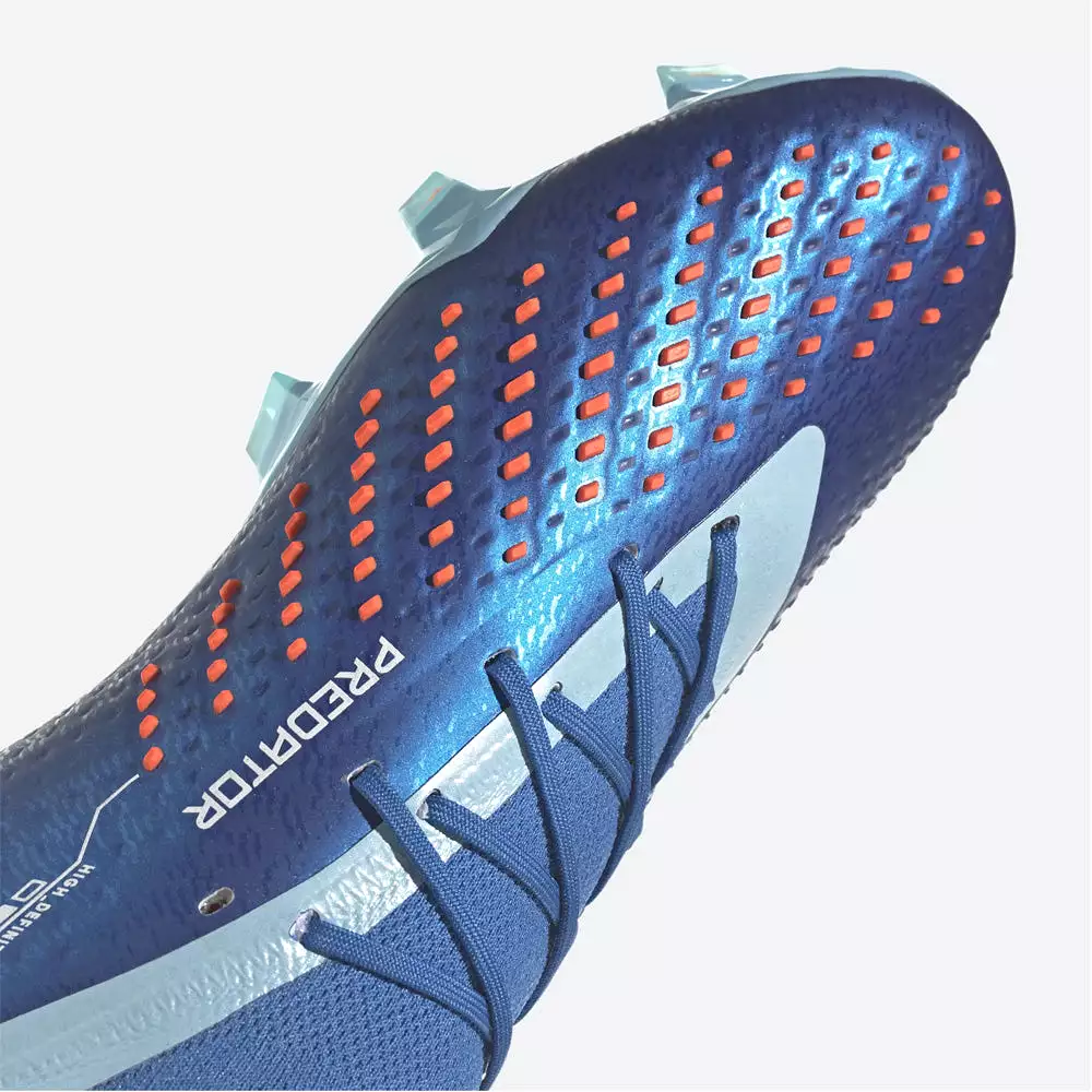 Adidas Predator Accuracy.1 Low FG Soccer Cleats Blue/White - Buy Now!