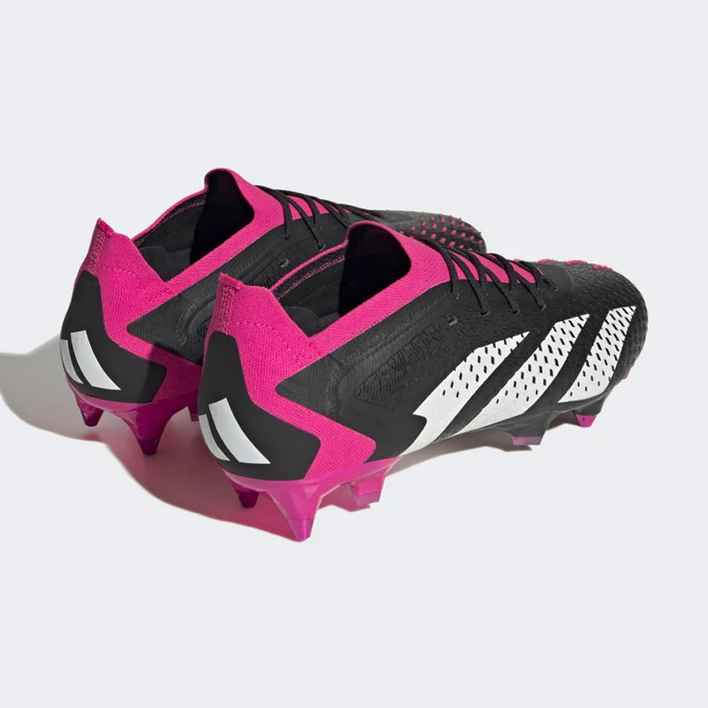 Adidas Predator Accuracy.1 Low SG Football Boots - Black/White/Pink.