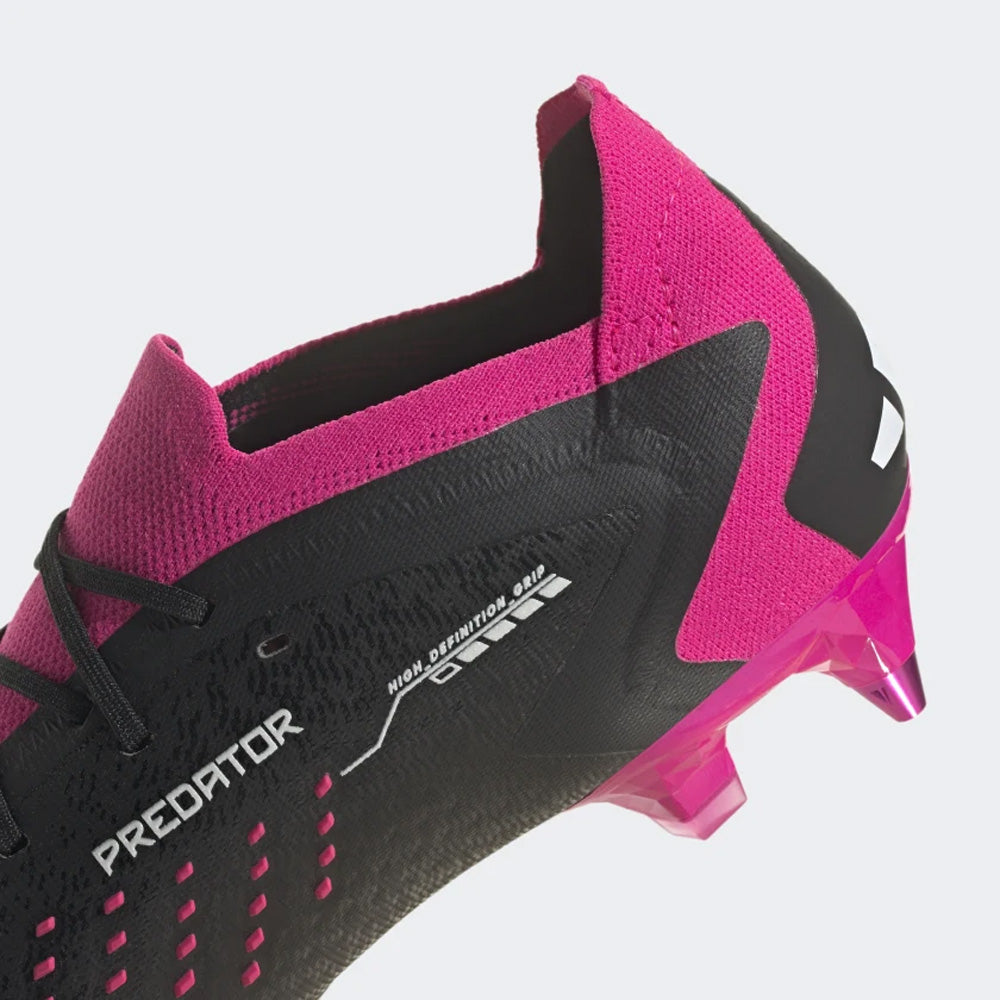 Adidas Predator Accuracy.1 Low SG Football Boots - Black/White/Pink.