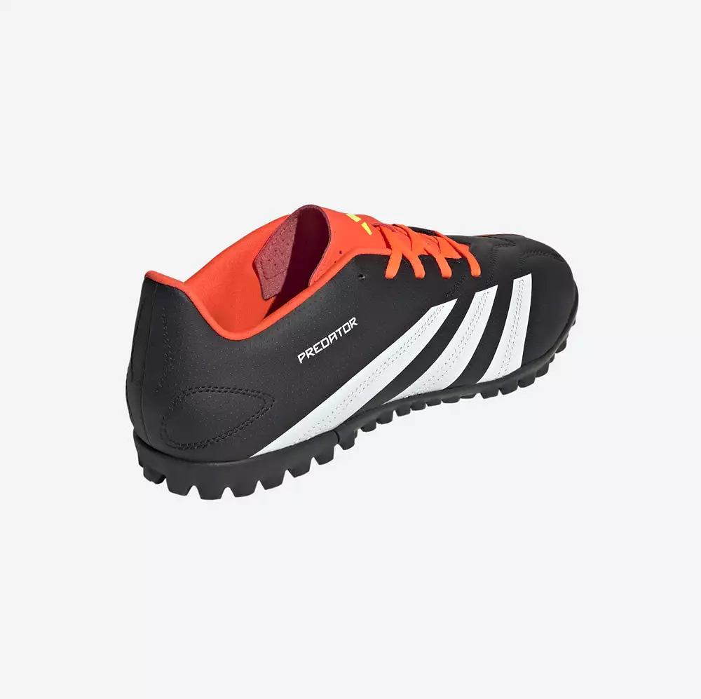 Adidas Predator Club Turf Football Boots - Black/White/Solar Red