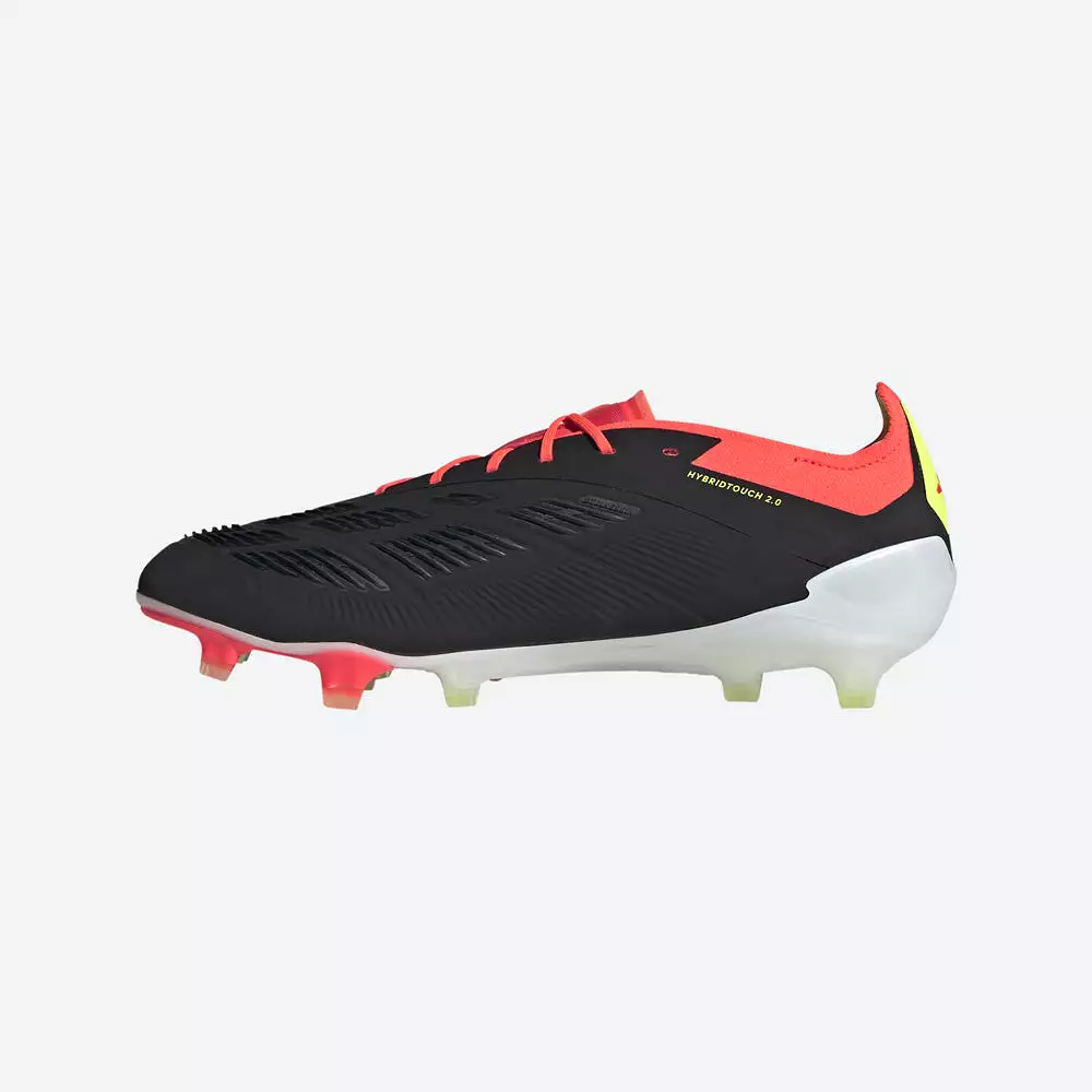 Adidas Predator Elite Low FG Soccer Cleats Black White Solar Red