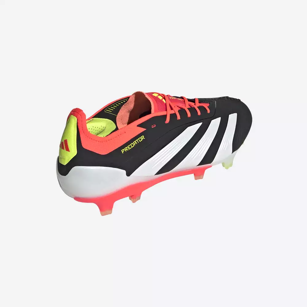 Adidas Predator Elite Low FG Soccer Cleats Black White Solar Red