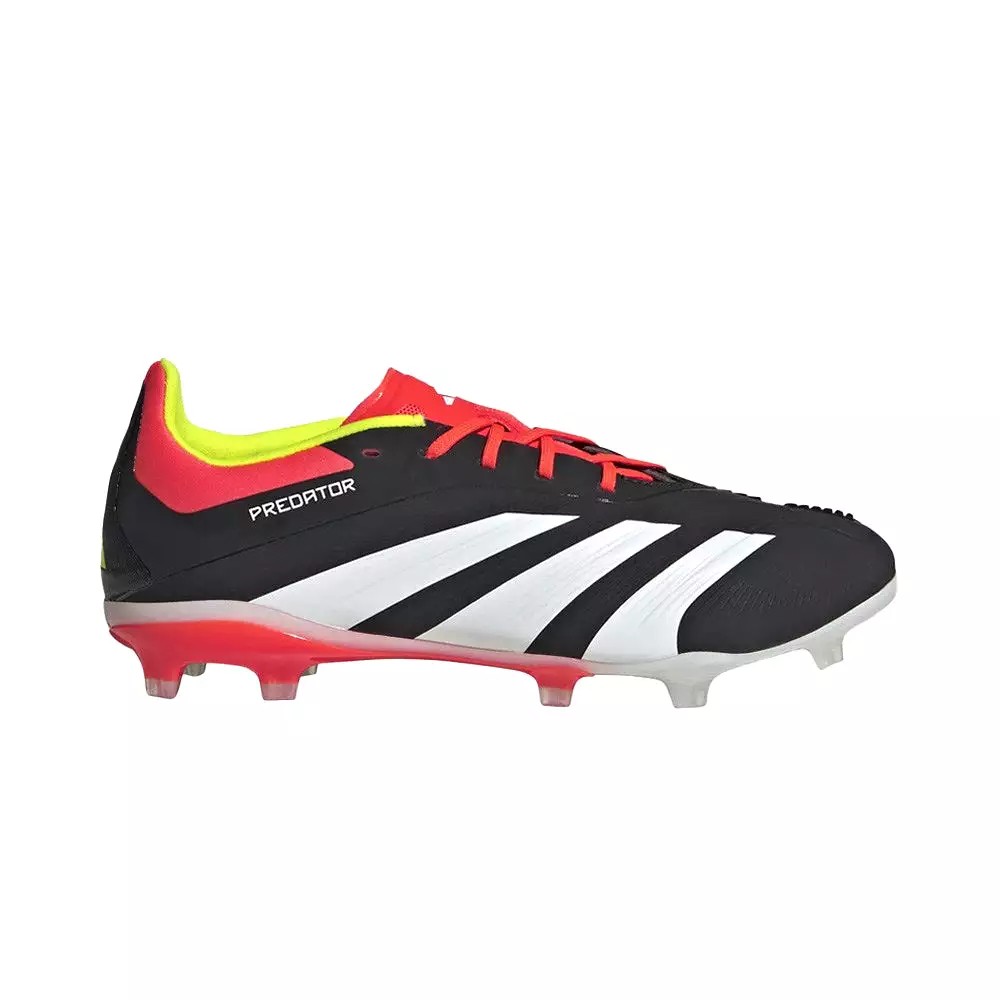 Adidas Predator Elite Youth Soccer Cleats (Black/White/Solar Red)