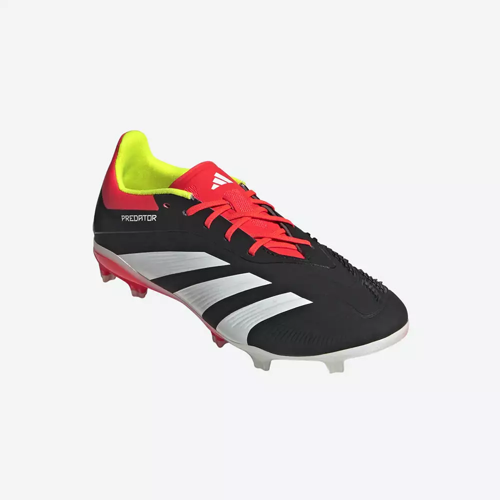 Adidas Predator Elite Youth Soccer Cleats (Black/White/Solar Red)