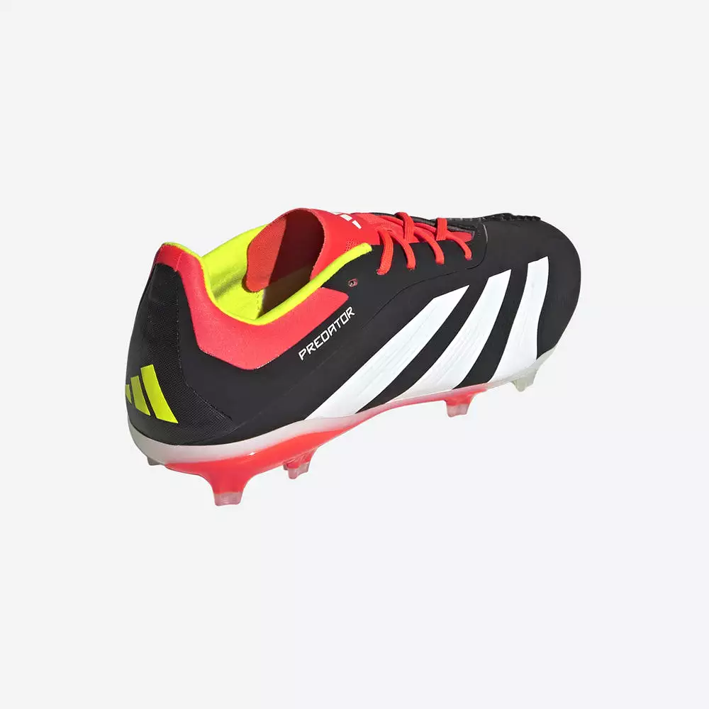 Adidas Predator Elite Youth Soccer Cleats (Black/White/Solar Red)