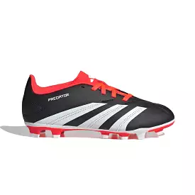 Adidas Predator FxG Jnr Football Boots - Black/White/Solar Red