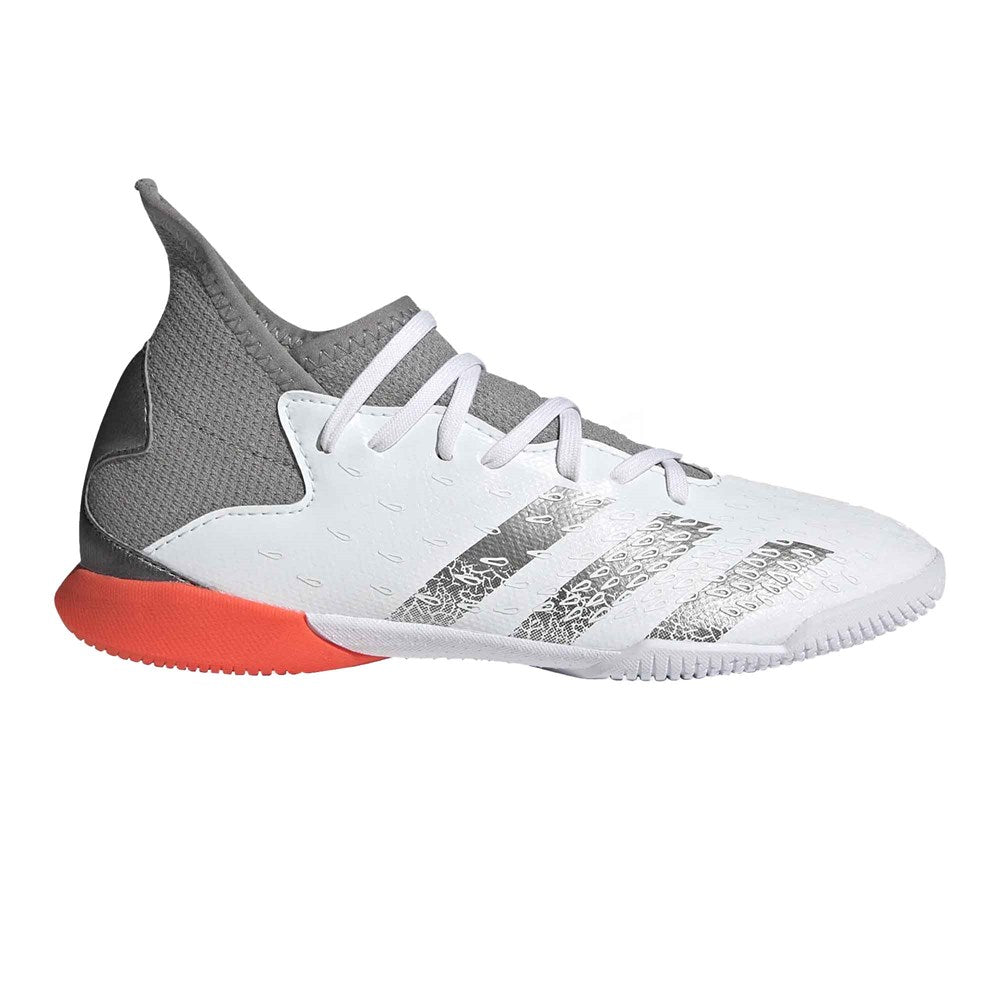 Adidas Predator Junior Football Boots - White/Iron/Red