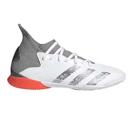 Adidas Predator Junior Football Boots - White/Iron/Red