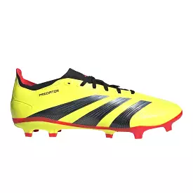 Adidas Predator League FG Football Boots - Yellow, Black, Solar Red.