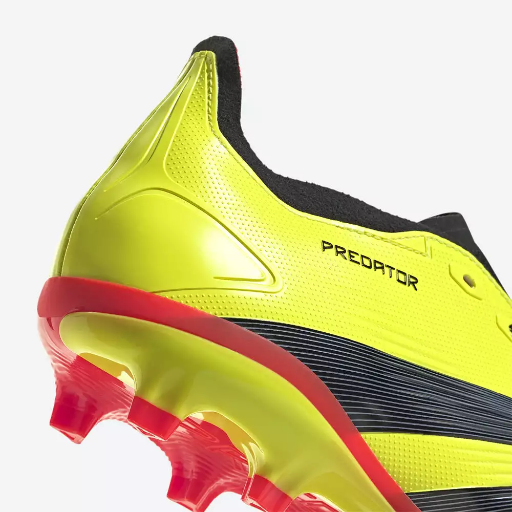 Adidas Predator League FG Football Boots - Yellow, Black, Solar Red.