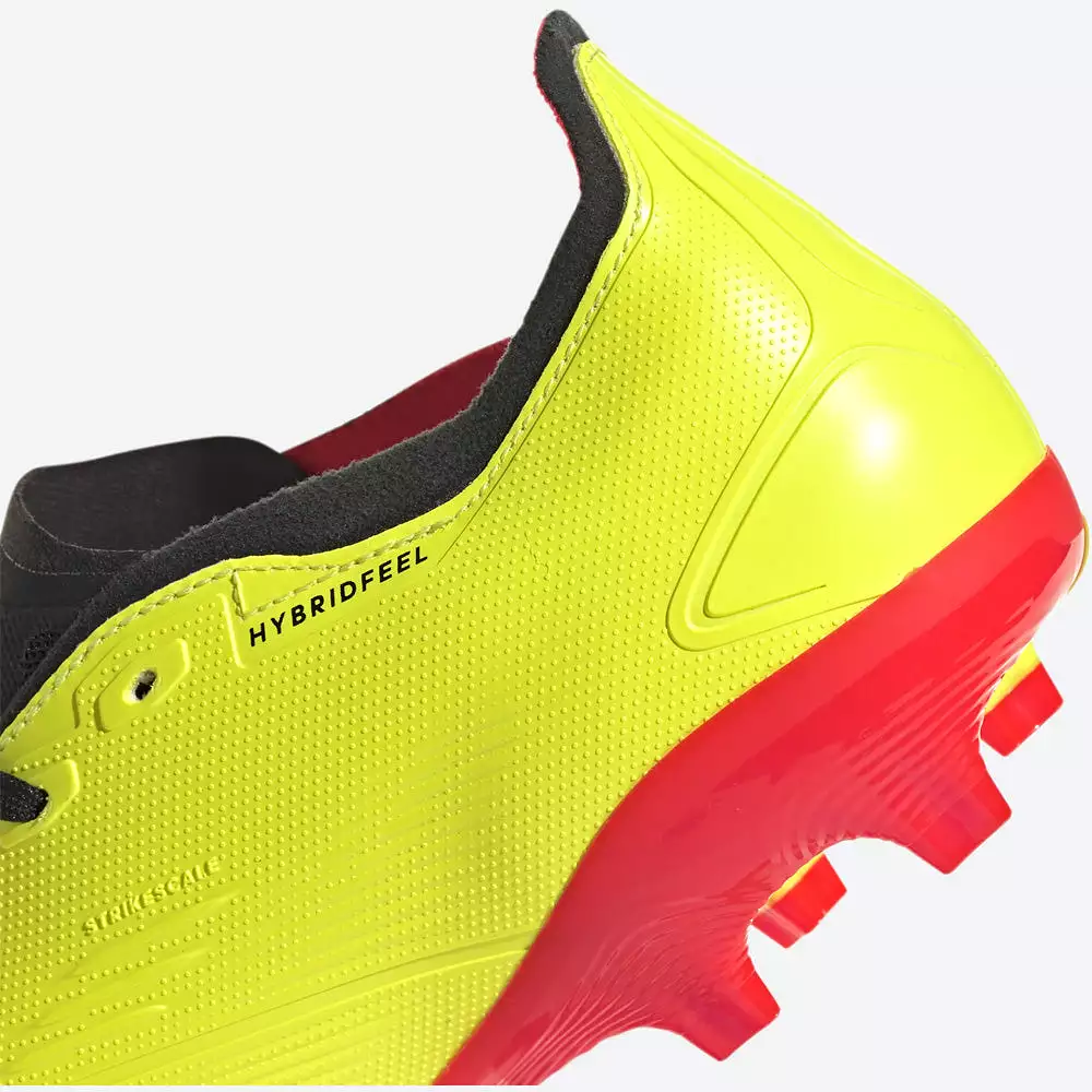 Adidas Predator League FG Football Boots - Yellow, Black, Solar Red.