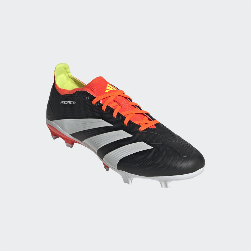 Adidas Predator League L FG Football Boots - Black/White/Solar Red