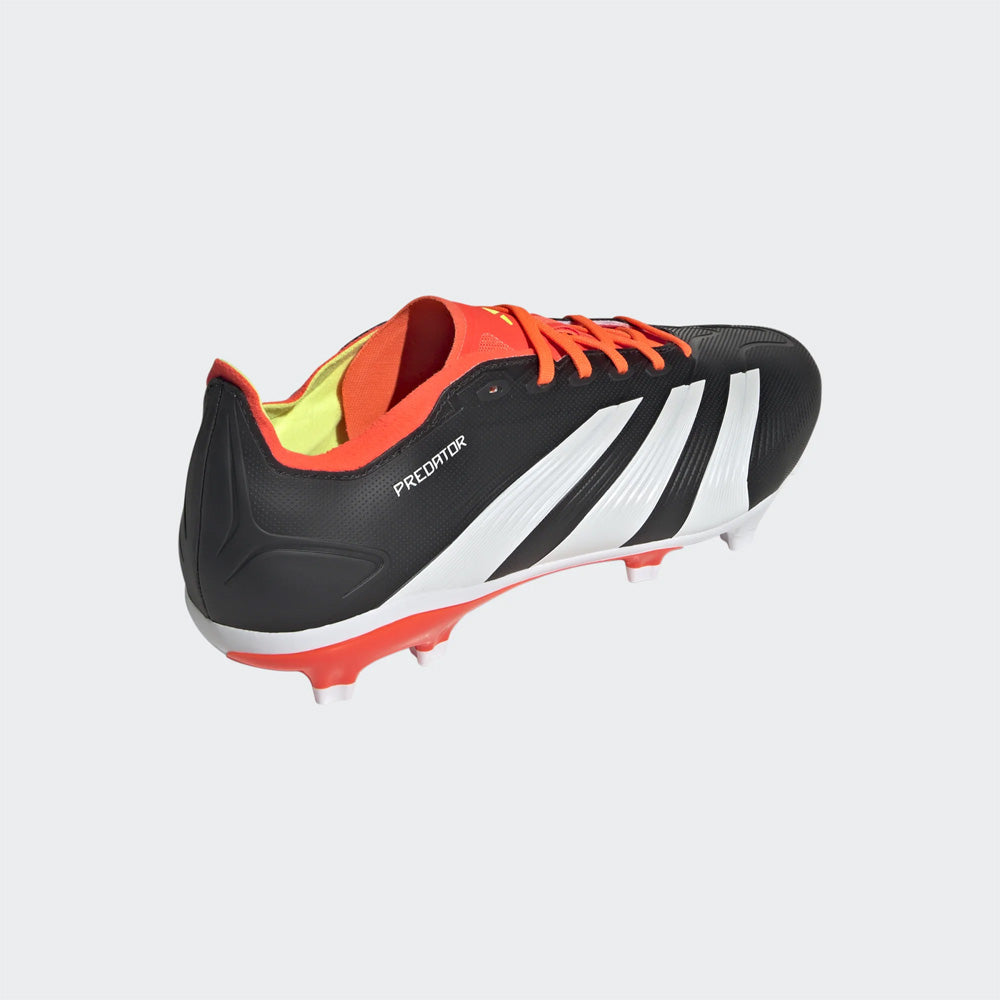 Adidas Predator League L FG Football Boots - Black/White/Solar Red