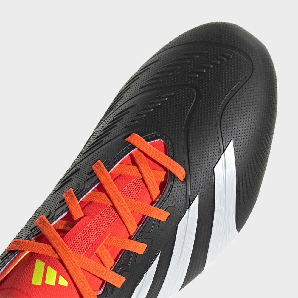 Adidas Predator League L FG Football Boots - Black/White/Solar Red