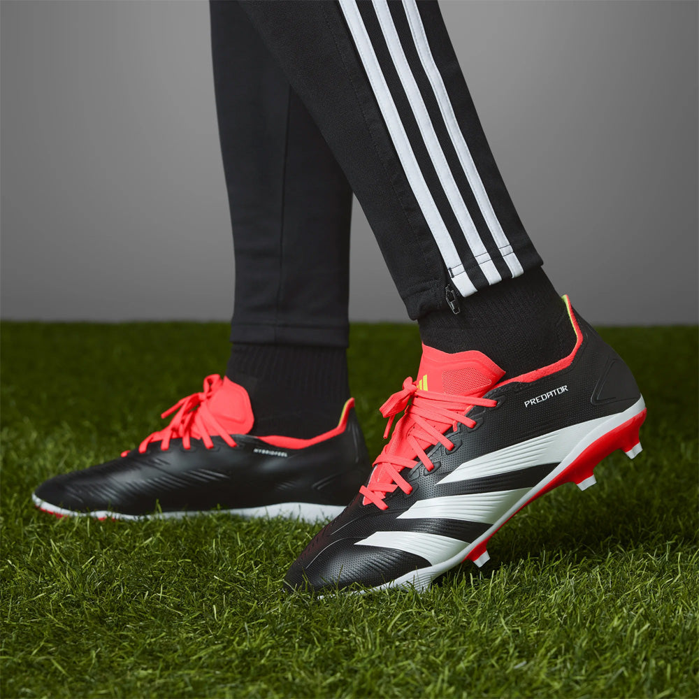 Adidas Predator League L FG Football Boots - Black/White/Solar Red