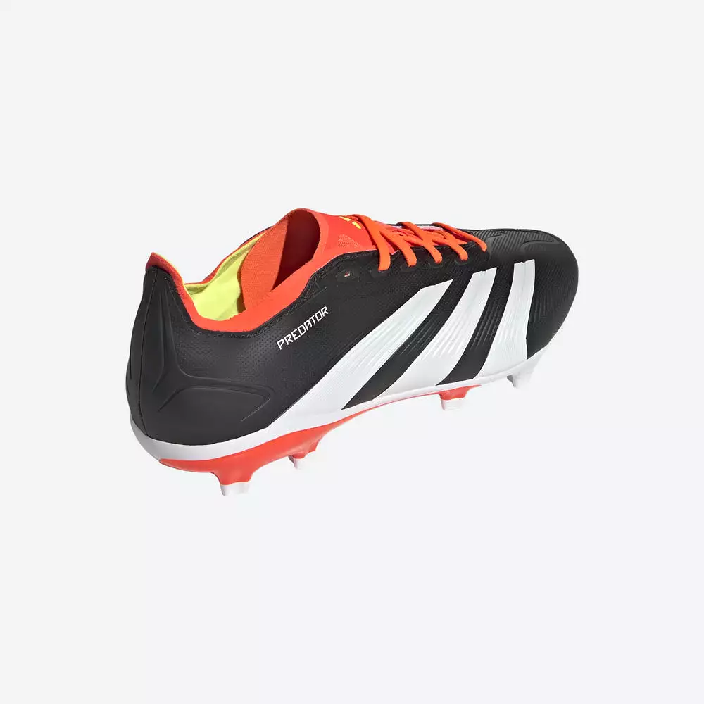 Adidas Predator League L FG Soccer Cleats Black White Solar Red