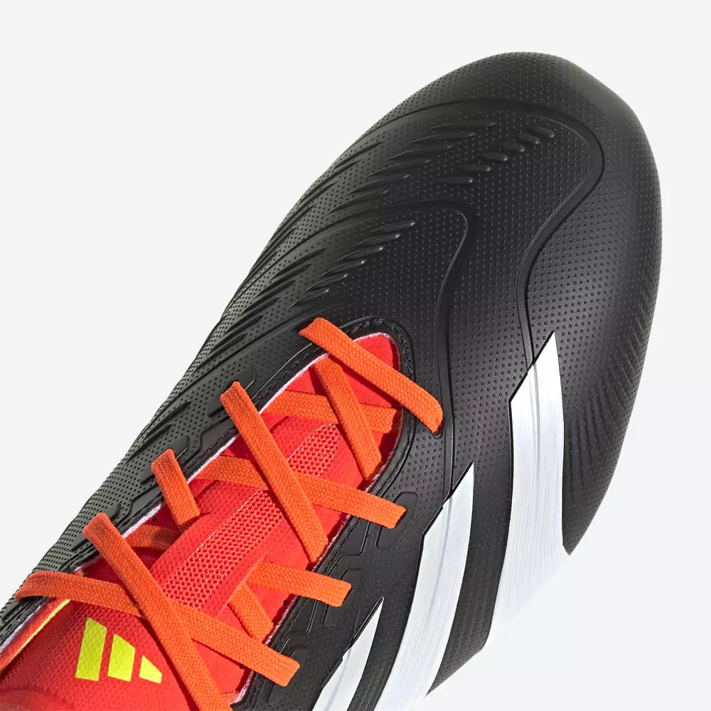 Adidas Predator League L FG Soccer Cleats Black White Solar Red