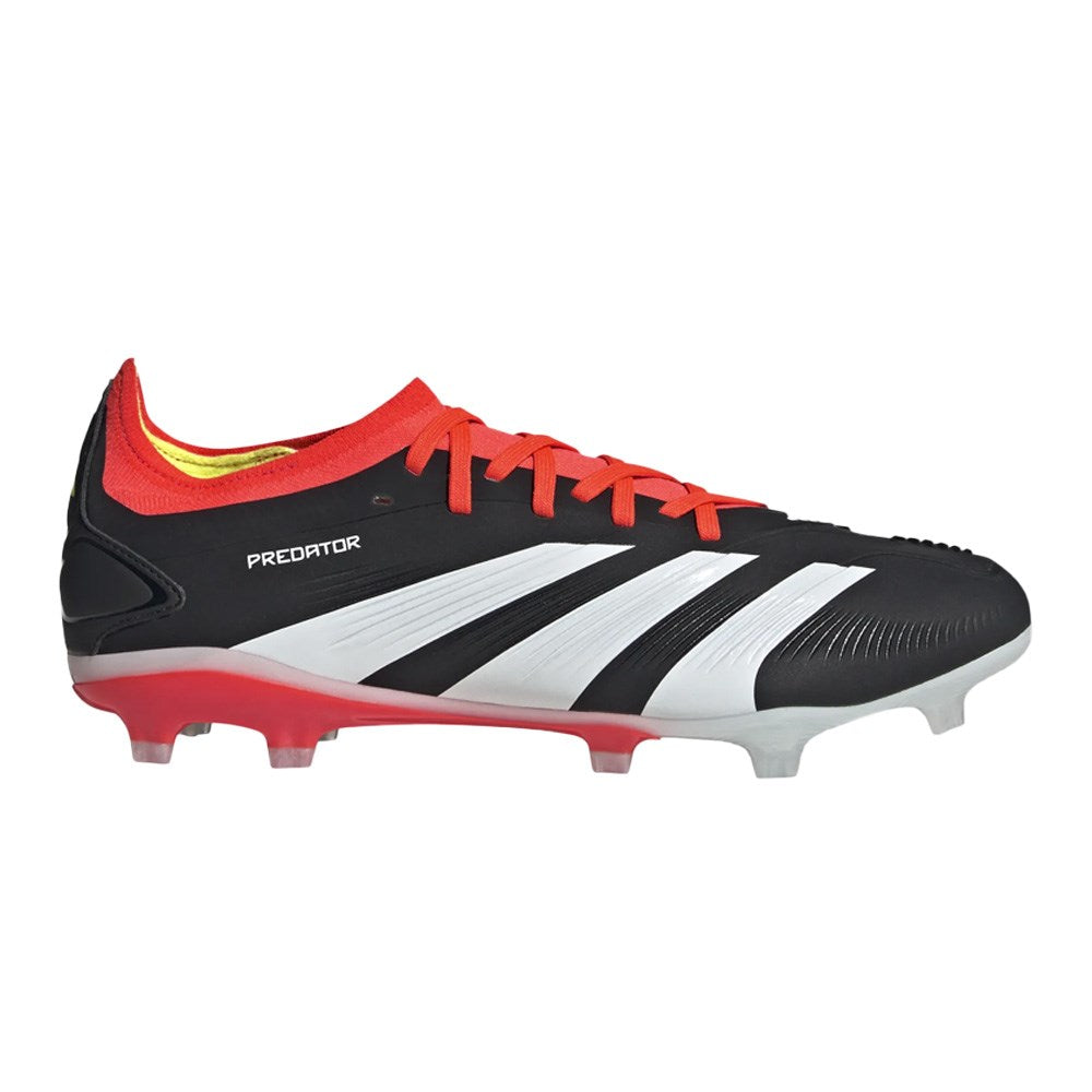 Adidas Predator Pro FG Soccer Cleats (Black/White/Solar Red)