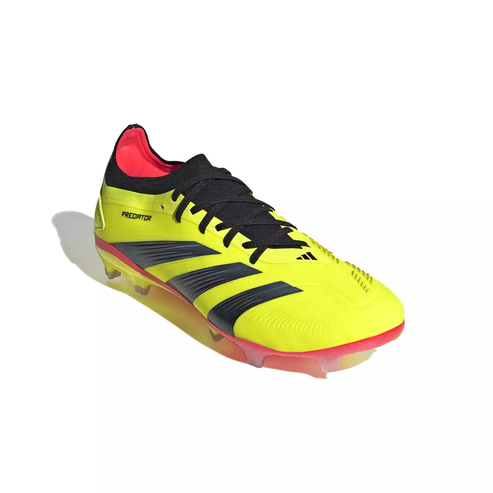 Adidas Predator Pro FG Soccer Shoes (Solar Yellow/Black/Red)