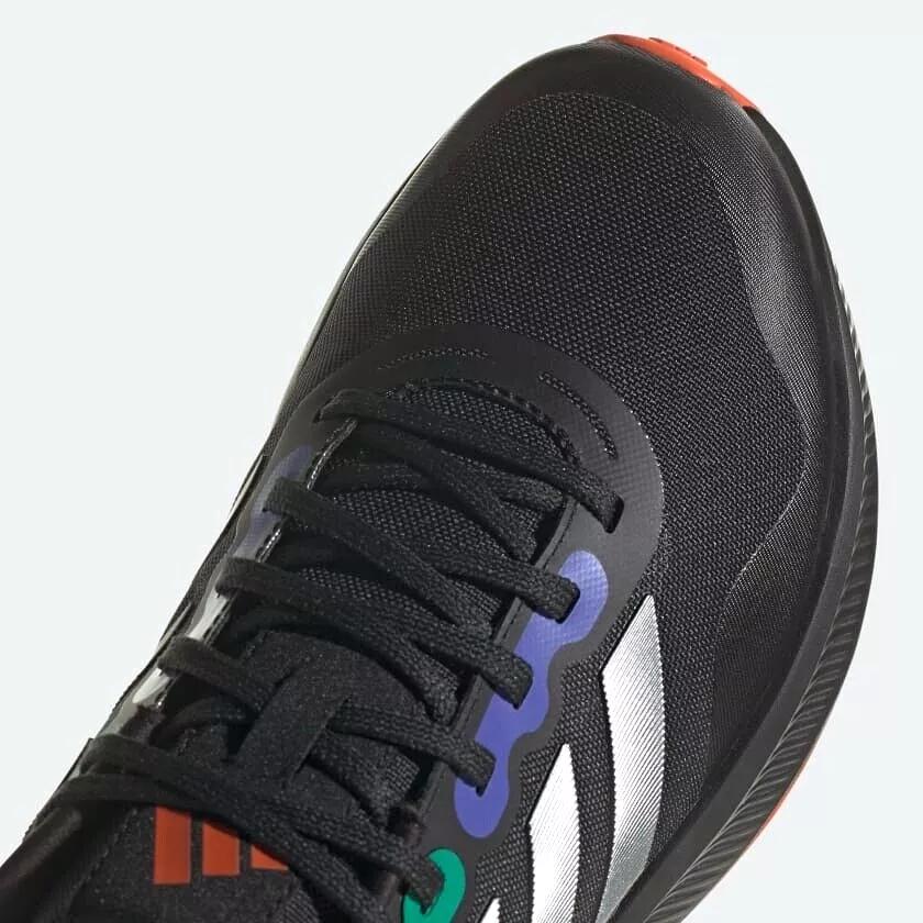 adidas Runfalcon 3.0 Black Trail Running Shoes for Men