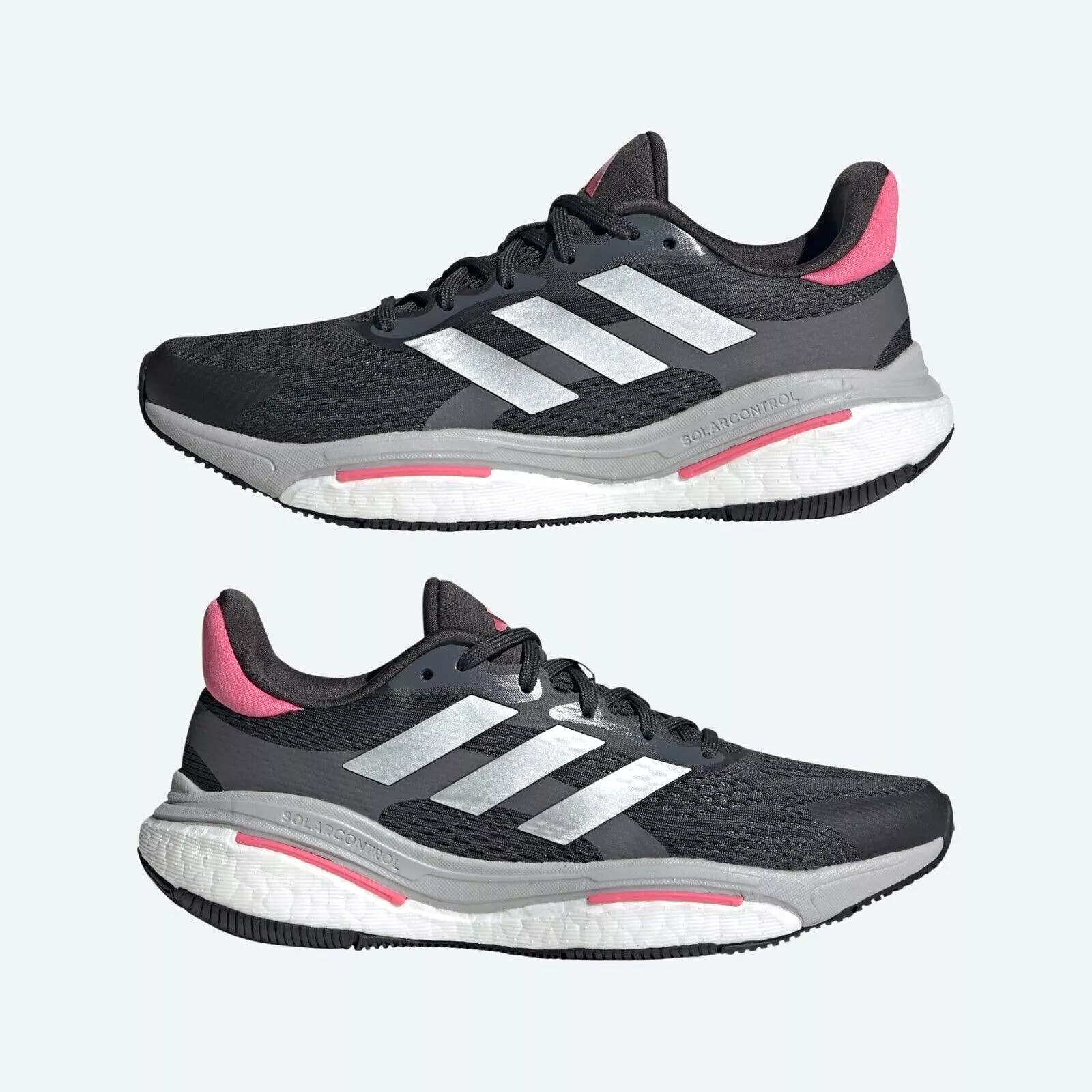 adidas Solarcontrol 2.0 Women's Running Shoes - Grey Trainers with BOOST LEP 2.0 Technology