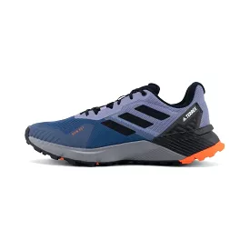 adidas Terrex Soulstride RAIN.RDY Men's Trail Running Shoes - Black/Red, Waterproof