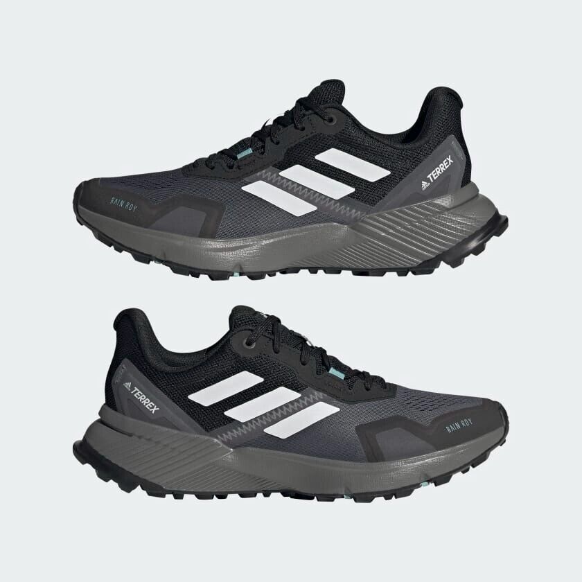 adidas Terrex Soulstride RAIN.RDY Women's Waterproof Trail Running Shoes - Black