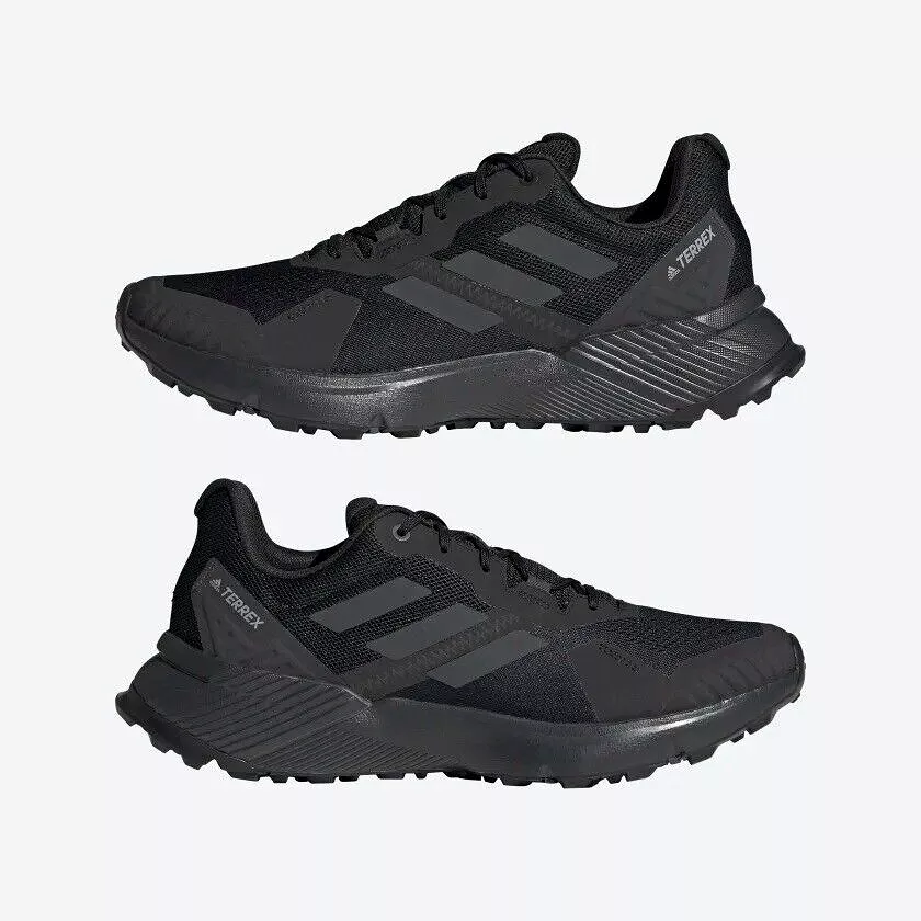 adidas Terrex Soulstride Trail Running Shoes Black Men's Trainers