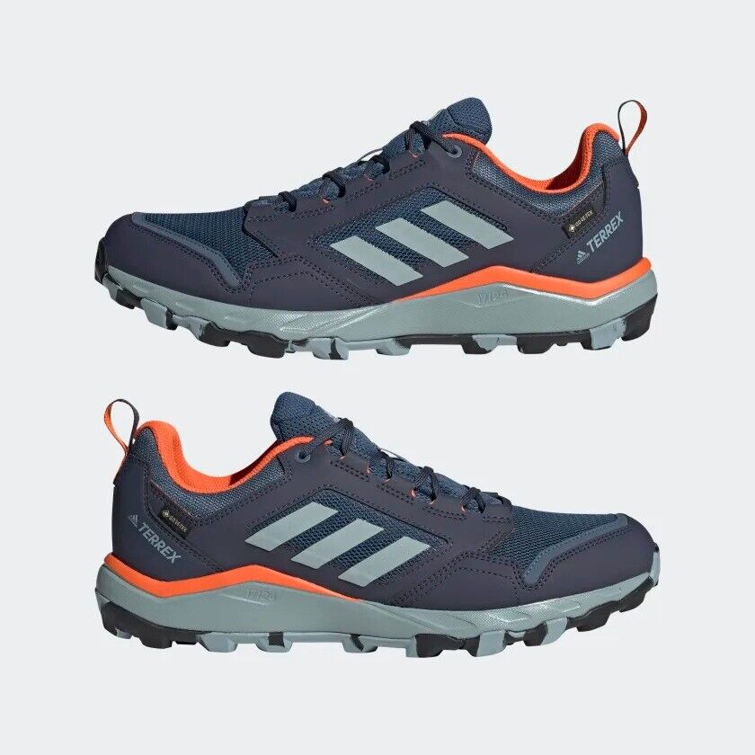 adidas Terrex Tracerocker 2 GORE-TEX Trail Running Shoes - Men's - Waterproof - Blue