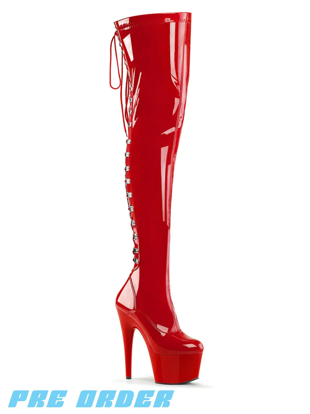 ADORE-3063 - Red Stretch Patent - Pre Order