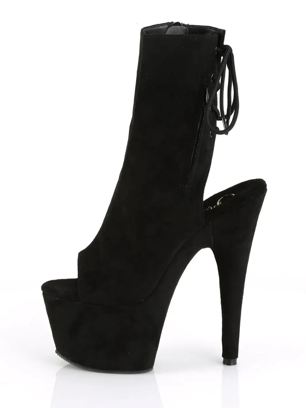 Adore Black Faux Suede Boots - Pre-Order Now