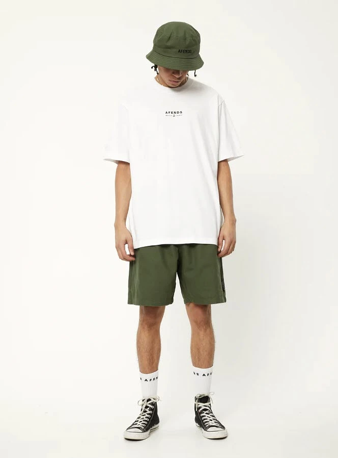 Afends Calico T-Shirt White