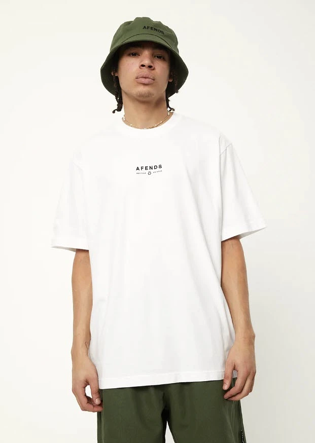 Afends Calico T-Shirt White