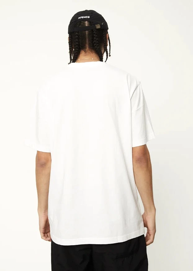 Afends White Recycled Retro T-Shirt