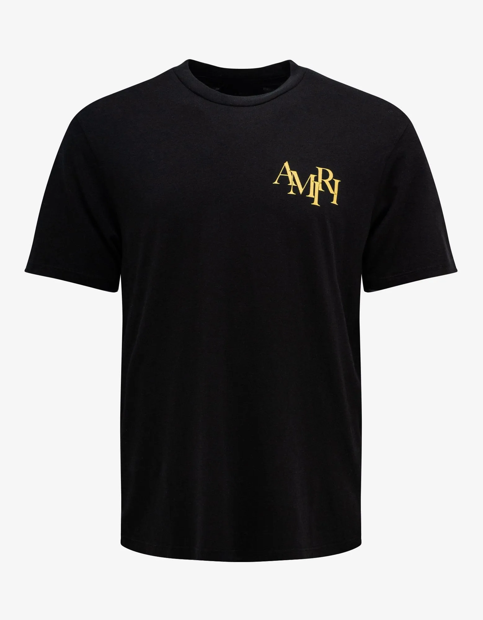 Amiri Black Crystal Champagne Graphic T-Shirt for Men