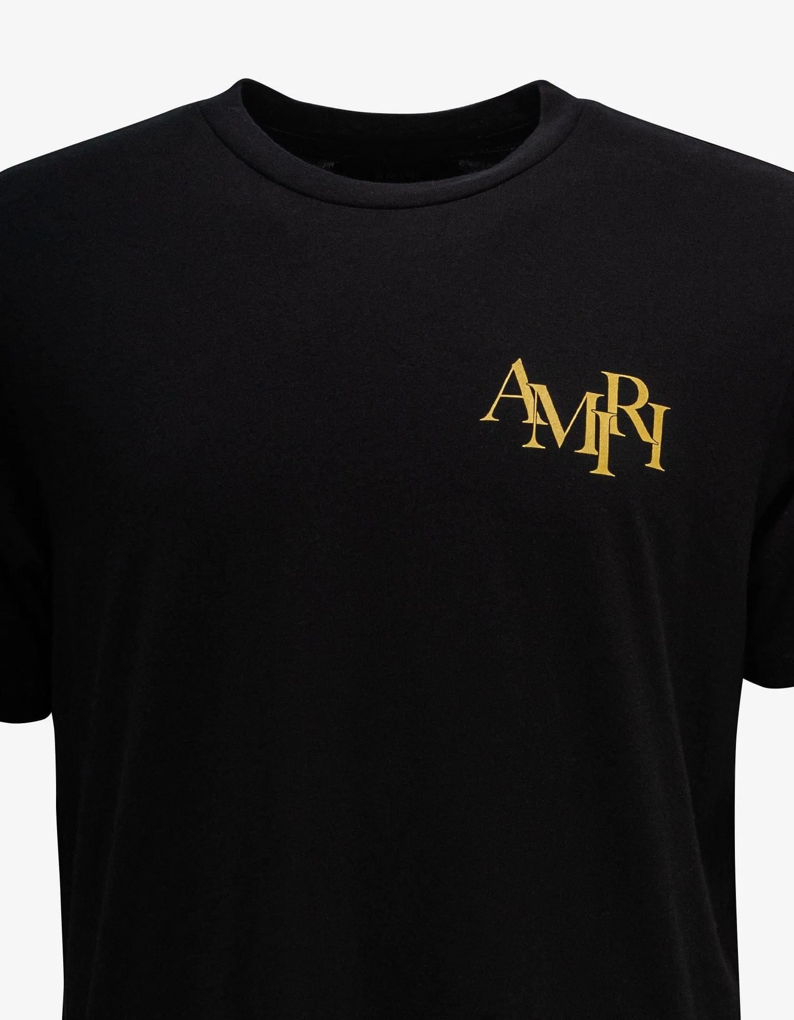 Amiri Black Crystal Champagne Graphic T-Shirt for Men