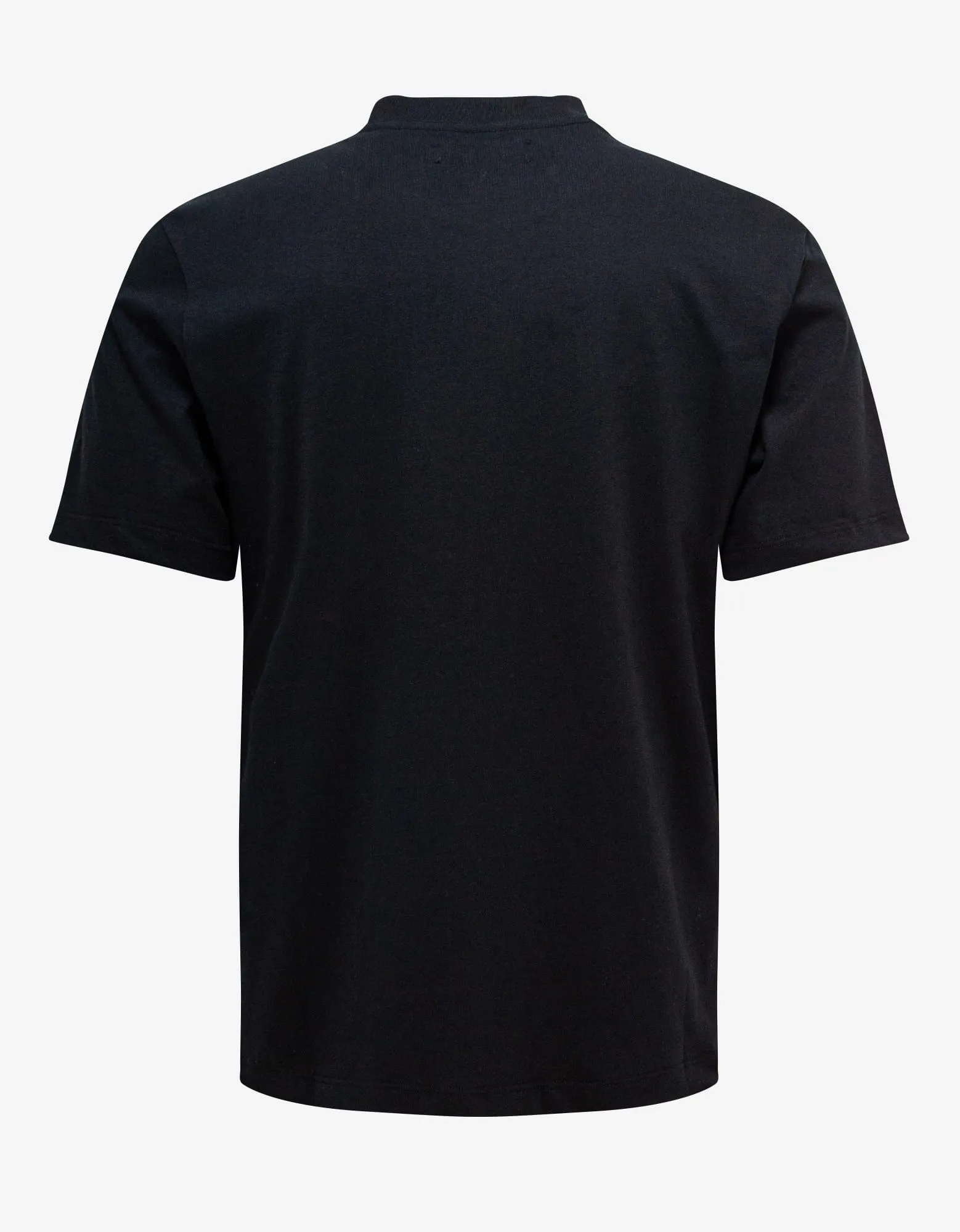 Amiri Black Staggered Logo T-Shirt for Men