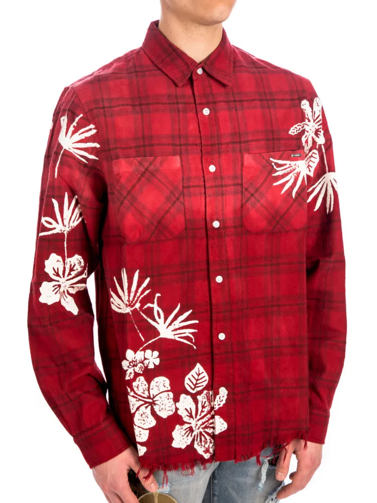 Amiri Bleach Floral Plaid - Credomen Shop