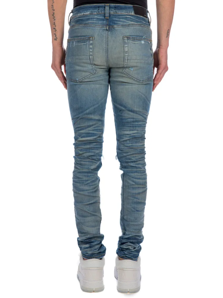 Amiri Leather MX1 Jeans at Credomen