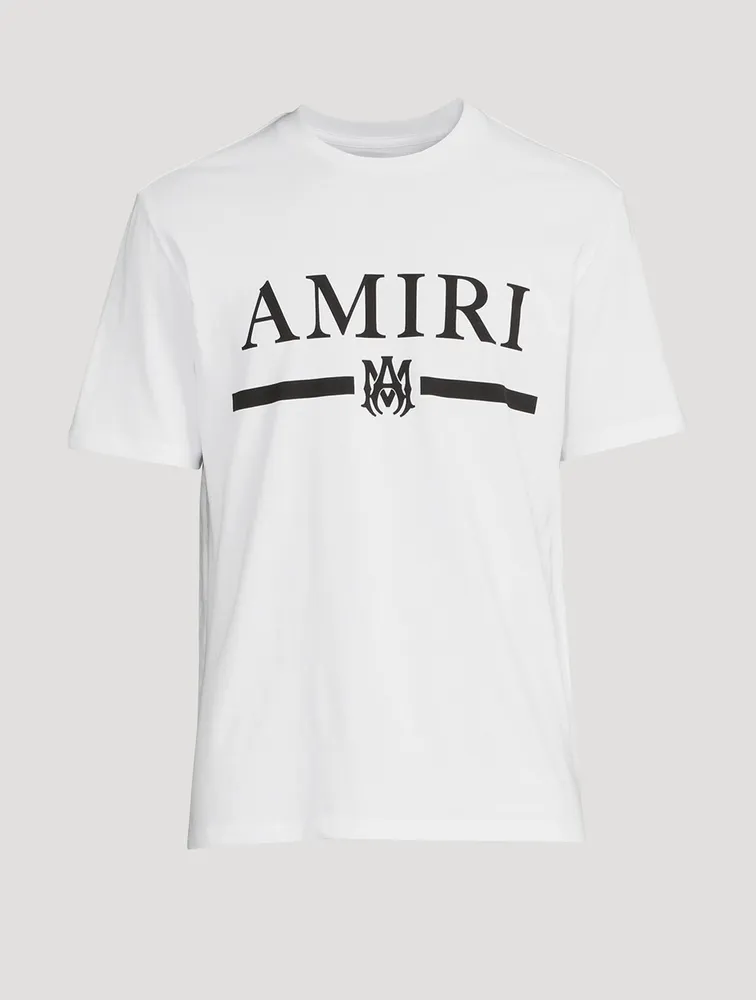 AMIRI Cotton T-Shirt with Bar Design by M.A.