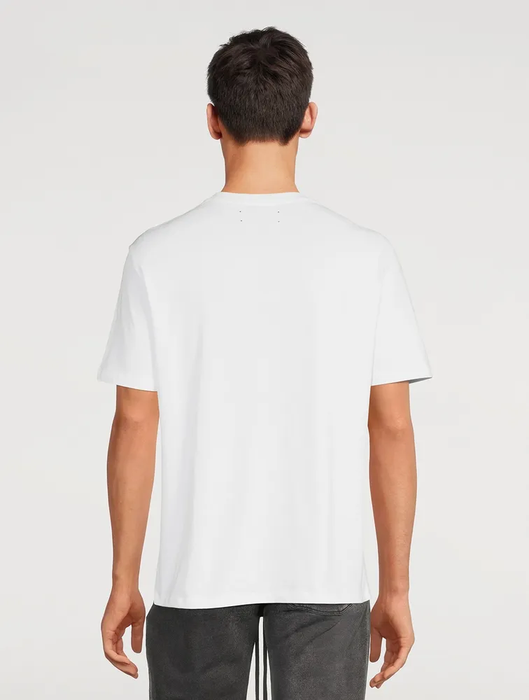 AMIRI Cotton T-Shirt with Bar Design by M.A.