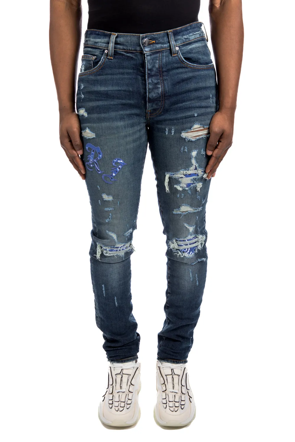 Amiri Old English Logo Jean at Credomen